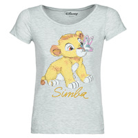 Υφασμάτινα Γυναίκα T-shirt με κοντά μανίκια Yurban THE LION KING Grey
