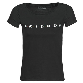 Υφασμάτινα Γυναίκα T-shirt με κοντά μανίκια Yurban FRIENDS LOGO Black