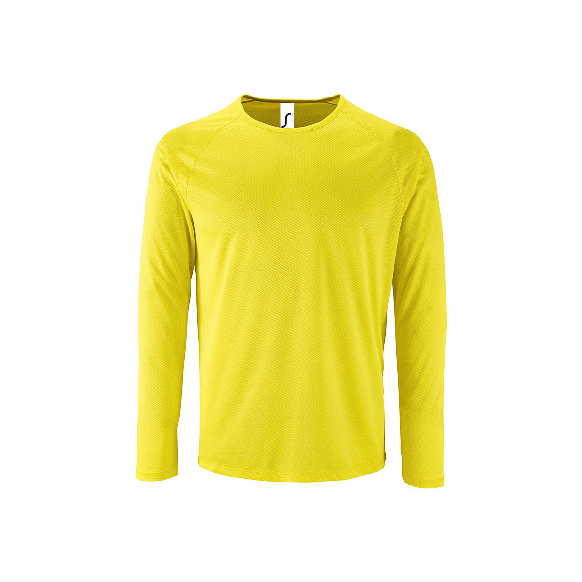 Υφασμάτινα Άνδρας Μπλουζάκια με μακριά μανίκια Sols SPORT LSL MEN Yellow