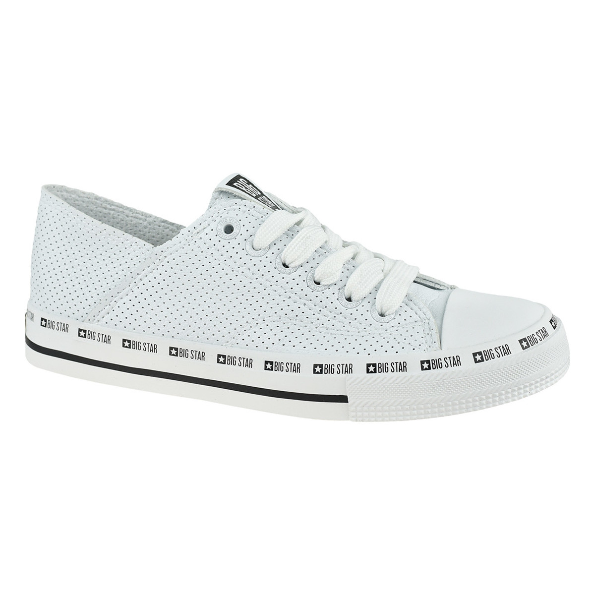 Παπούτσια Γυναίκα Χαμηλά Sneakers Big Star Shoes Άσπρο