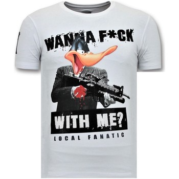Υφασμάτινα Άνδρας T-shirt με κοντά μανίκια Local Fanatic 106309532 Άσπρο