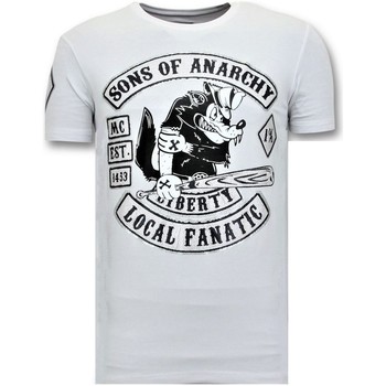 Υφασμάτινα Άνδρας T-shirt με κοντά μανίκια Local Fanatic 106310080 Άσπρο