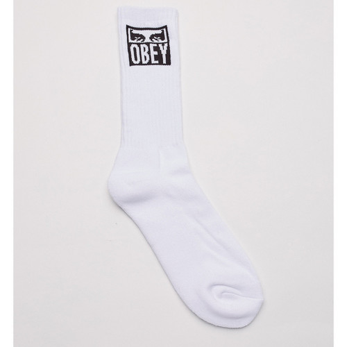 Εσώρουχα Άνδρας Κάλτσες Obey eyes icon socks Άσπρο