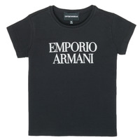Υφασμάτινα Κορίτσι T-shirt με κοντά μανίκια Emporio Armani 8N3T03-3J08Z-0999 Black