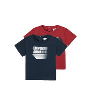 Υφασμάτινα Αγόρι T-shirt με κοντά μανίκια Emporio Armani 6HHD22-4J09Z-0353 Multicolour