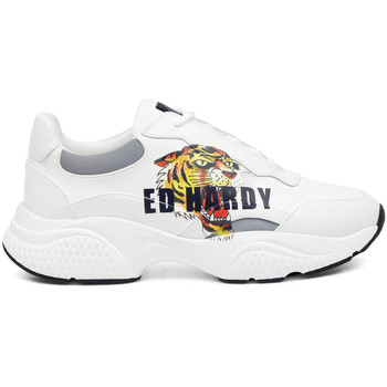 Παπούτσια Άνδρας Sneakers Ed Hardy Insert runner-tiger-white/multi Άσπρο