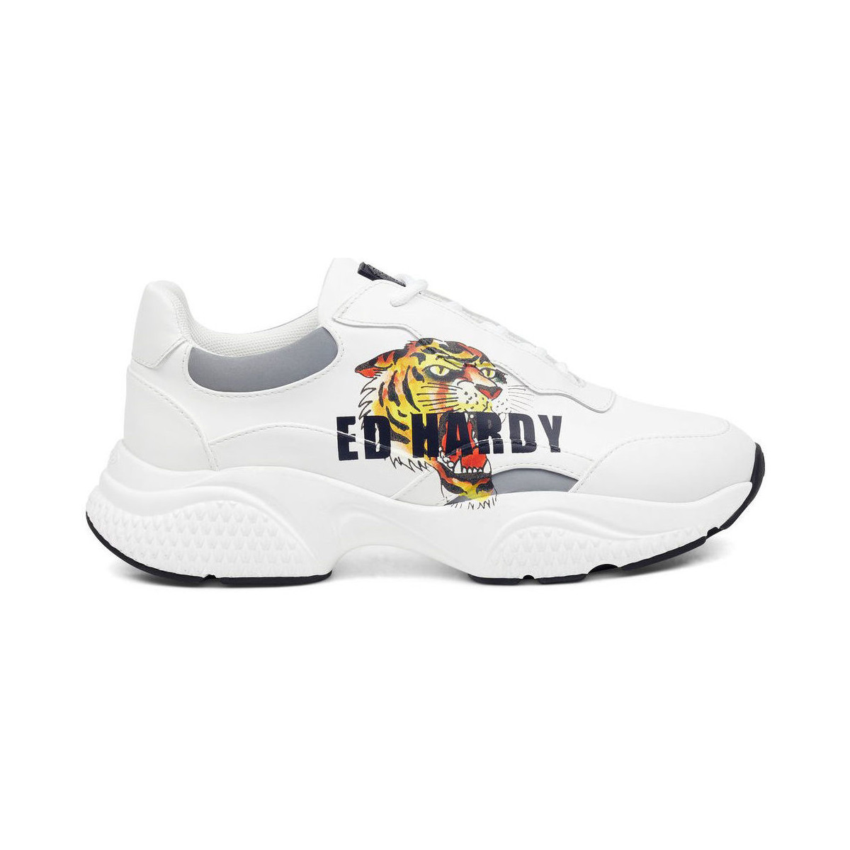 Παπούτσια Άνδρας Sneakers Ed Hardy Insert runner-tiger-white/multi Άσπρο