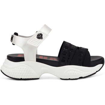 Παπούτσια Γυναίκα Sneakers Ed Hardy - Overlap sandal black/white Άσπρο