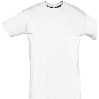 Υφασμάτινα Άνδρας T-shirt με κοντά μανίκια Sols REGENT COLORS MEN Blanco