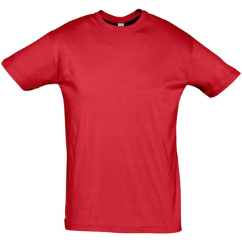 Υφασμάτινα Άνδρας T-shirt με κοντά μανίκια Sols REGENT COLORS MEN Rojo