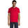 Υφασμάτινα T-shirt με κοντά μανίκια Sols REGENT COLORS MEN Red