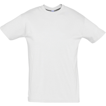 Υφασμάτινα Άνδρας T-shirt με κοντά μανίκια Sols REGENT COLORS MEN Blanco