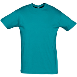 Υφασμάτινα Άνδρας T-shirt με κοντά μανίκια Sols REGENT COLORS MEN Azul