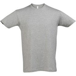 Υφασμάτινα Άνδρας T-shirt με κοντά μανίκια Sols REGENT COLORS MEN Gris
