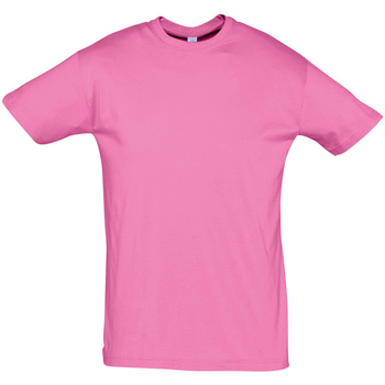 Υφασμάτινα Άνδρας T-shirt με κοντά μανίκια Sols REGENT COLORS MEN Rosa