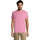 Υφασμάτινα T-shirt με κοντά μανίκια Sols REGENT COLORS MEN Ροζ