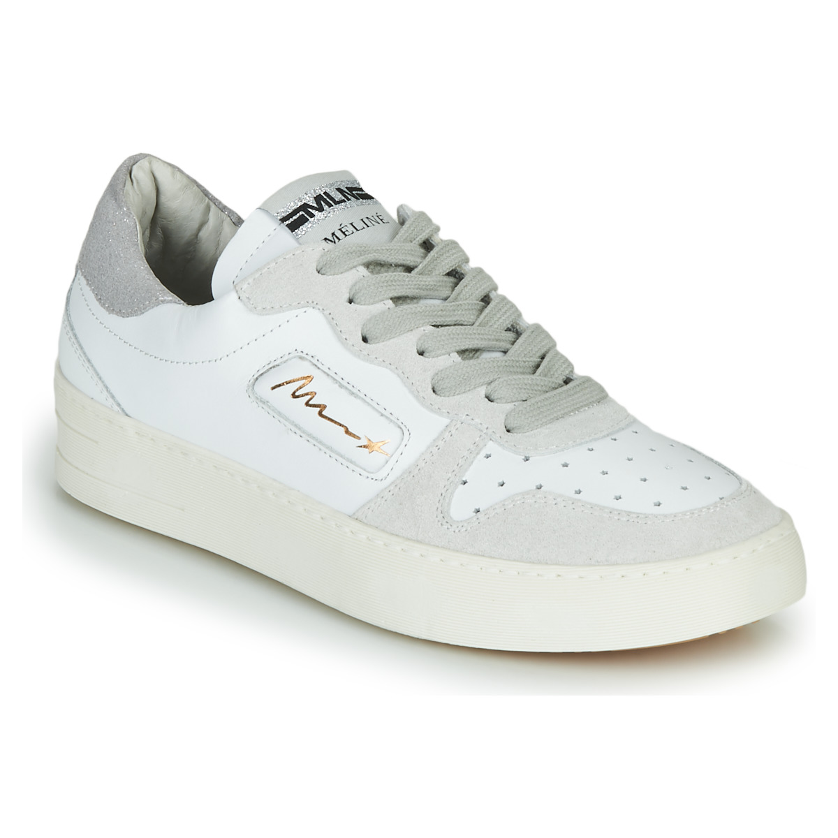 Παπούτσια Γυναίκα Χαμηλά Sneakers Meline STRA-A-1060 Άσπρο / Beige