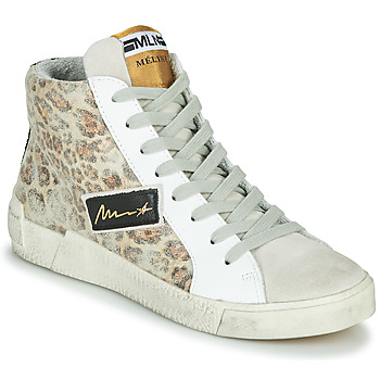 Παπούτσια Γυναίκα Ψηλά Sneakers Meline NK5050 Beige / Leopard