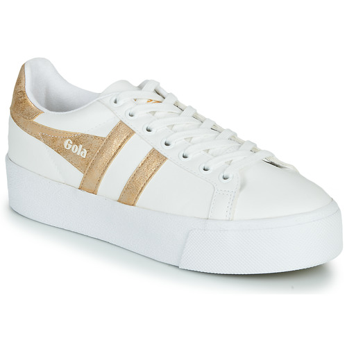 Παπούτσια Γυναίκα Χαμηλά Sneakers Gola ORCHID PLATEFORM Άσπρο / Gold