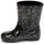 Παπούτσια Κορίτσι Μπότες βροχής Hunter KIDS FIRST CLASSIC GLITTER Black