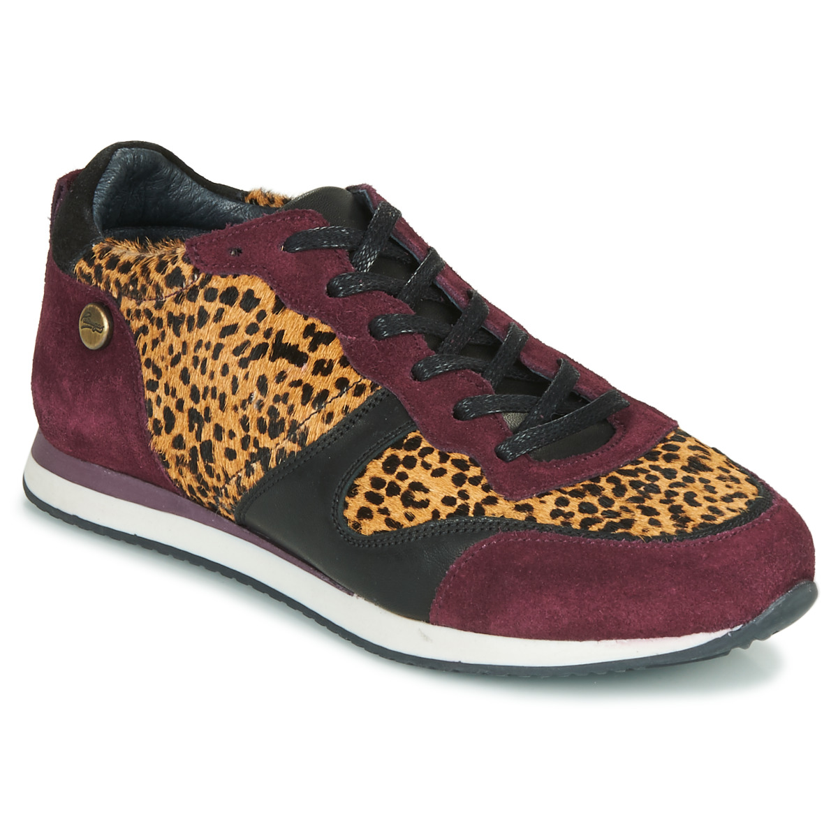 Παπούτσια Γυναίκα Χαμηλά Sneakers Pataugas IDOL/I F4E Bordeaux / Leopard