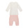 Υφασμάτινα Κορίτσι Σετ Catimini CR36001-11 Άσπρο / Ροζ