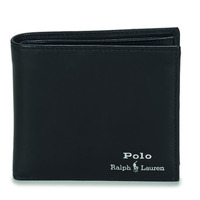 Τσάντες Άνδρας Πορτοφόλια Polo Ralph Lauren GLD FL BFC-WALLET-SMOOTH LEATHER Black