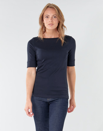 Υφασμάτινα Γυναίκα Μπλουζάκια με μακριά μανίκια Lauren Ralph Lauren JUDY Marine