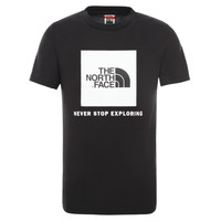 Υφασμάτινα Παιδί T-shirt με κοντά μανίκια The North Face BOX TEE SUMMIT Black