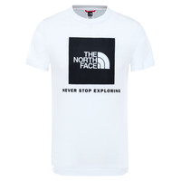 Υφασμάτινα Παιδί T-shirt με κοντά μανίκια The North Face BOX TEE SUMMIT Άσπρο