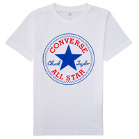 Υφασμάτινα Αγόρι T-shirt με κοντά μανίκια Converse CORE CHUCK PATCH TEE Άσπρο