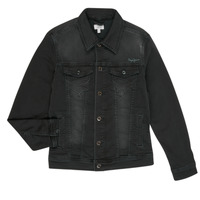 Υφασμάτινα Αγόρι Τζιν Μπουφάν/Jacket  Pepe jeans LEGENDARY Black