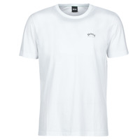 Υφασμάτινα Άνδρας T-shirt με κοντά μανίκια BOSS TEE CURVED Άσπρο