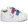 Παπούτσια Κορίτσι Χαμηλά Sneakers Converse STAR PLAYER 2V GLITTER TEXTILE OX Άσπρο / Μπλέ / Ροζ