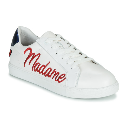 Παπούτσια Γυναίκα Χαμηλά Sneakers Bons baisers de Paname SIMONE MADAME MONSIEUR Άσπρο
