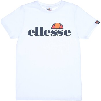 Υφασμάτινα Αγόρι T-shirt με κοντά μανίκια Ellesse 148234 Άσπρο