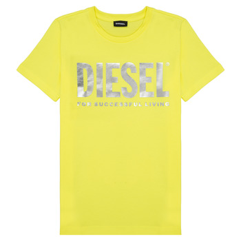 Υφασμάτινα Κορίτσι T-shirt με κοντά μανίκια Diesel TSILYWX Yellow