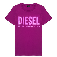 Υφασμάτινα Κορίτσι T-shirt με κοντά μανίκια Diesel TSILYWX Ροζ