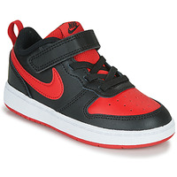 Παπούτσια Παιδί Χαμηλά Sneakers Nike COURT BOROUGH LOW 2 TD Black / Red