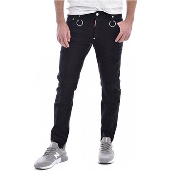 Υφασμάτινα Άνδρας Skinny jeans Dsquared S74LB0493 Black