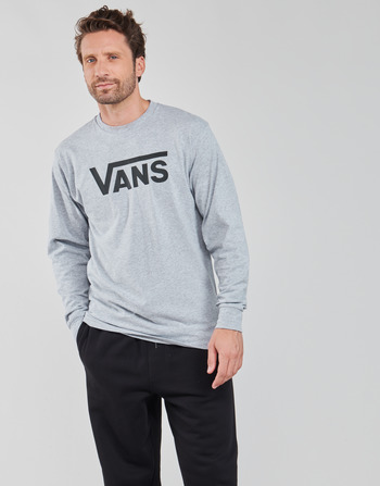 Υφασμάτινα Άνδρας Μπλουζάκια με μακριά μανίκια Vans VANS CLASSIC LS Grey