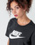 Υφασμάτινα Γυναίκα T-shirt με κοντά μανίκια Nike W NSW TEE ESSNTL CRP ICN FTR Black