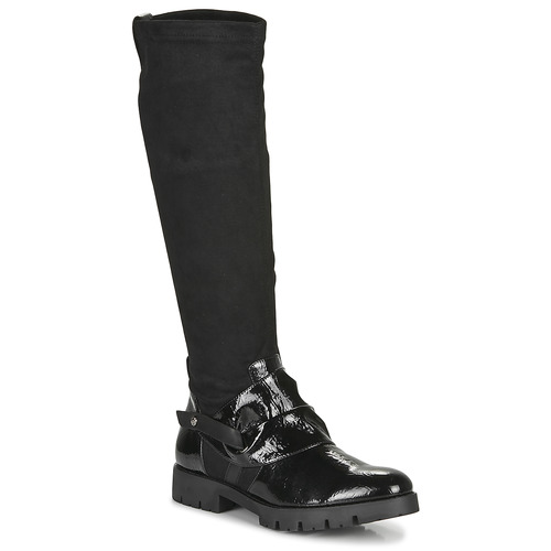 Παπούτσια Γυναίκα Μπότες για την πόλη Regard CANET V1 VERNIS NOIR Black