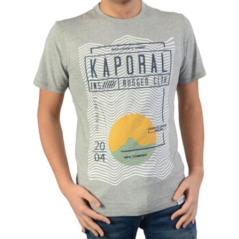Υφασμάτινα Άνδρας T-shirt με κοντά μανίκια Kaporal 145019 Grey