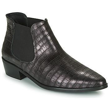Παπούτσια Γυναίκα Μπότες Fericelli NANARUM Black / Silver
