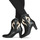 Παπούτσια Γυναίκα Μποτίνια Fericelli NARLOTTE Black / Gold