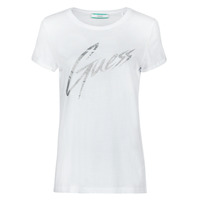 Υφασμάτινα Γυναίκα T-shirt με κοντά μανίκια Guess SS CN IVONNE TEE Άσπρο