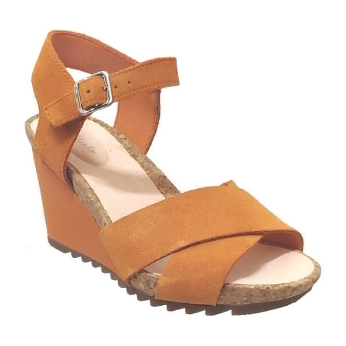 Παπούτσια Γυναίκα Σανδάλια / Πέδιλα Clarks Flex sun Orange