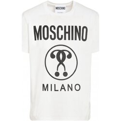 Υφασμάτινα Άνδρας T-shirt με κοντά μανίκια Moschino ZPA0706 Άσπρο