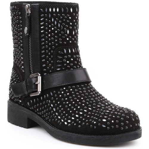 Παπούτσια Γυναίκα Ψηλά Sneakers Geox D New Virna K D6451K-02243-C9999 Black